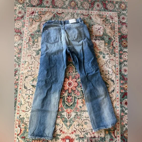 Pistola Light Blue Distressed Straight Leg Jeans - Picture 4 of 4